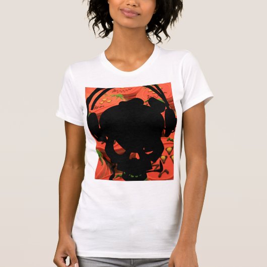 ブー ハッピー ハロウィン Tシャツ (正面)