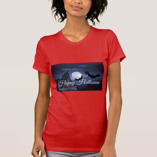 ブー ハッピー ハロウィン Tシャツ (正面)