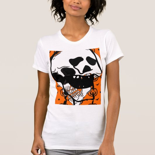ブー ハッピー ハロウィン Tシャツ (正面)