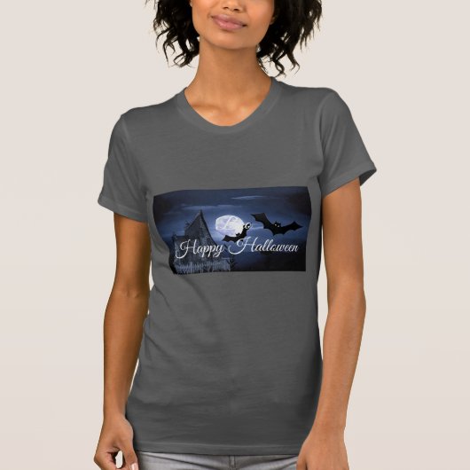 ブー ハッピー ハロウィン Tシャツ (正面)