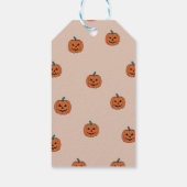 ブー！ハロウィンガーリー誕生日ガールパーティートリートGif ギフトタグ (裏面)