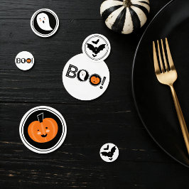 ブー！ハロウィンテーブルコンフェティ コンフェッティ