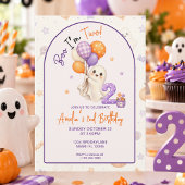 ブー!ハロウィン2歳の誕生日招待状 招待状