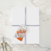 ブー！ハロウィーンかわいい幽霊トリートカバーお気に入り ギフトタグ (より糸付き)