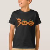 ブー！ハロウィーンのカボチャTシャツ Tシャツ (正面)