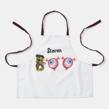 ブー！ハロウィーンエプロン子供へン