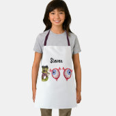 ブー!ハロウィーンエプロン子供へン エプロン (インサイチュ)