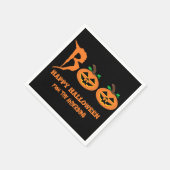 ブー！ハロウィーンカボンプキンナプキンス スタンダードカクテルナプキン (角)
