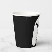 ブー！ハロウィーン幽霊ガールブラック誕生日 紙コップ (右)