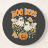 ブー・ビーズ 面白い お化け 蜂 ダジャレ かわいい ハロウィン コースター (正面)