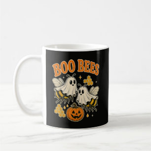 ブー・ビーズ 面白い お化け 蜂 ダジャレ かわいい ハロウィン コーヒーマグカップ