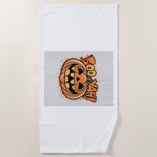 ブー！ ビーチタオル (正面)