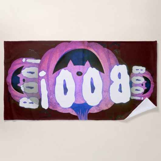 ブー！ ビーチタオル (正面)