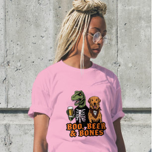 ブー ビール ボーンズ ティーレックス レトリバー ヴィンテージTシャツ Tシャツ