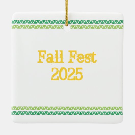 ブー!ファミリー秋フェストサウスハロウィーンおもしろい セラミックオーナメント (裏面)