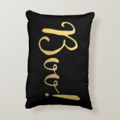 ブー!フェイク金ゴールドルックハロウィーンフェスティバル秋 アクセントクッション (裏面(縦))