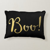 ブー!フェイク金ゴールドルックハロウィーンフェスティバル秋 アクセントクッション (裏面)