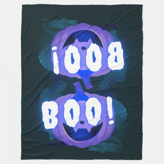 ブー！ フリースブランケット (正面)