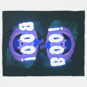 ブー！ フリースブランケット (正面(横))