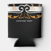 ブー！ブラック&オレンジハローウィンパーティ 缶クーラー (正面)