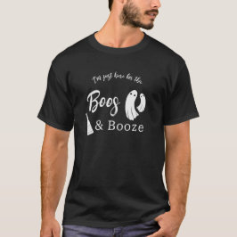 ブー&ブーツァー大人のハロウィン・チックブラック招待状 Tシャツ