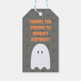 ブー！ボーイズハローウィンパーティメッセージカード ギフトタグ