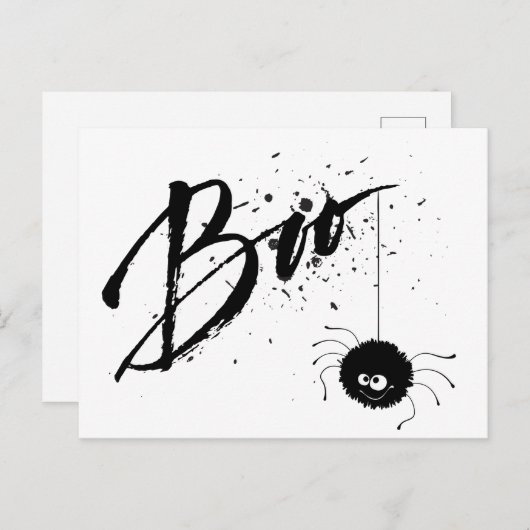 ブー ポストカード (正面/裏面)