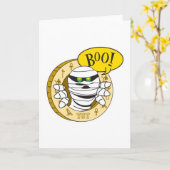 ブー·ミイラ カード (黄色い花)