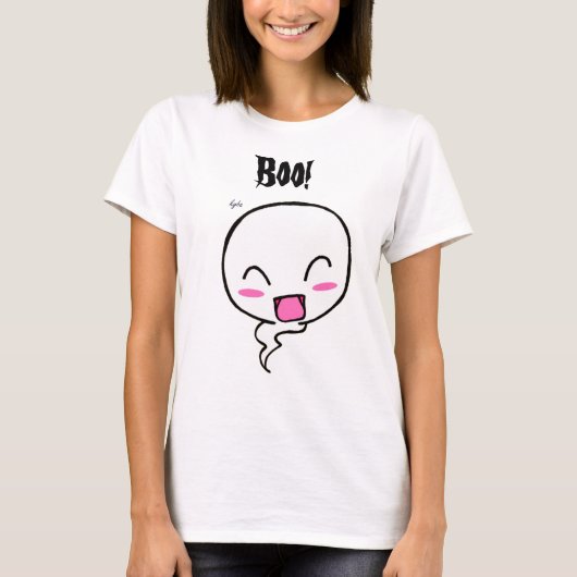 ブー!ミルクと甘草のシャツ Tシャツ (正面)