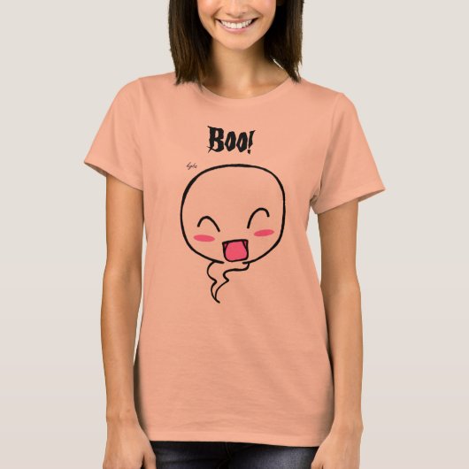 ブー!ミルクと甘草のシャツ Tシャツ (正面)