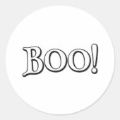 ブー！ ラウンドシール (正面)