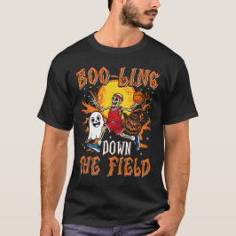 ブー - リング フィールド スポーツ ハロウィン Tシャツ