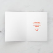 ブー!ヴィンテージ幽霊衣装ハロウィーン カード (内部)