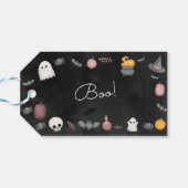 ブー!不気味子供の誕生日パーティー ギフトタグ (裏面横)