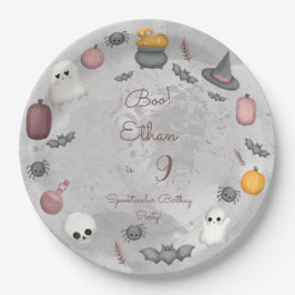 ブー！不気味子供の誕生日パーティー ペーパープレート