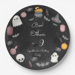 ブー！不気味子供の誕生日パーティー ペーパープレート