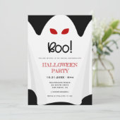 ブー！不気味幽霊ハローウィンパーティ 招待状 (スタンド正面)