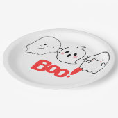 ブー！不気味&おもしろいハロウィン紙プレート ペーパープレート (アングル)