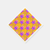 ブー！可愛いモンスタおもしろいーズ不気味ハロウィーン スタンダードカクテルナプキン (角)