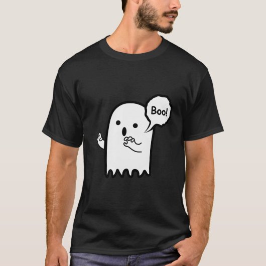 ブー!幽霊の手に捕まれるTシャツ Tシャツ (正面)
