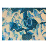 ブー！幽霊ポインティリサンハロウィーンプリント ポスター (正面)