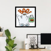 ブー！幽霊 ポスター (ホームオフィス)