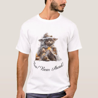 ブー!待て!テディベア.幽霊テディ Tシャツ