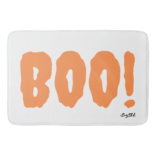 ブー、怖い バスマット (正面)