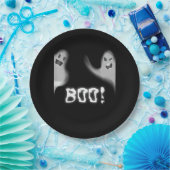 ブー！隠しおもしろいぺきピーカブー怖いハロウィーン ペーパープレート (パーティー)