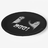 ブー！隠しおもしろいぺきピーカブー怖いハロウィーン ペーパープレート (アングル)