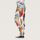 ブー！面白いハロウィン読幽霊の本 レギンス (左)