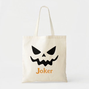 ブー!顔不気味ハロウィーン トートバッグ