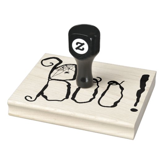 ブー！ | Spider Web |ハロウィーン ラバースタンプ (スタンプ)