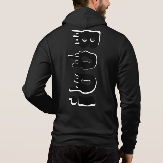 ブーTシャツ パーカ (裏面)